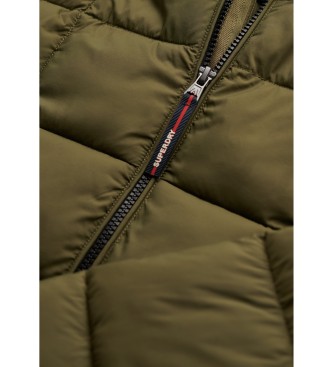 Superdry Veste verte Box Quilt Fuji Lite