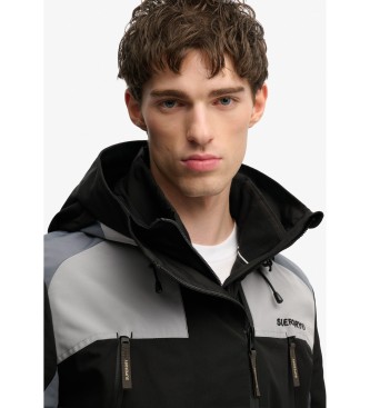 Superdry Block Windbreaker Jacket noir