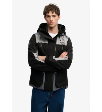 Superdry Block Windbreaker Jacket noir