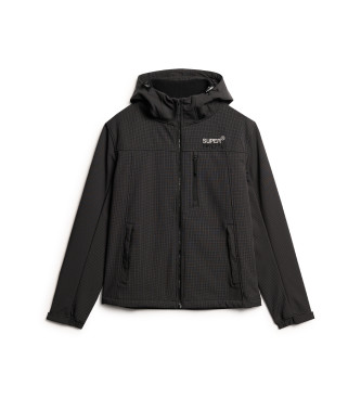 Superdry Chaqueta Ripstop Softshell Trekker negro