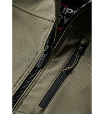 Superdry Chaqueta Ripstop Softshell Trekker verde