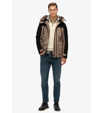 Superdry Casaco corta-vento Ultimate Emb castanho