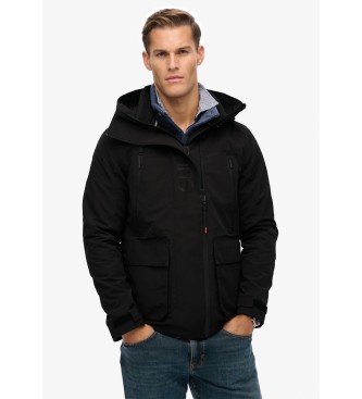Superdry Windbreaker Jacke Ultimate Emb schwarz