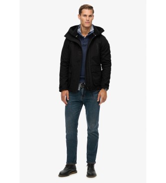 Superdry Windbreaker Jacke Ultimate Emb schwarz
