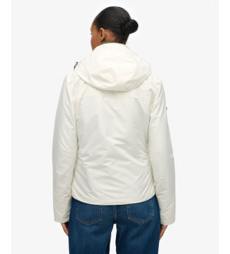 Superdry Kurtka wiatrówka z kapturem MTN biała