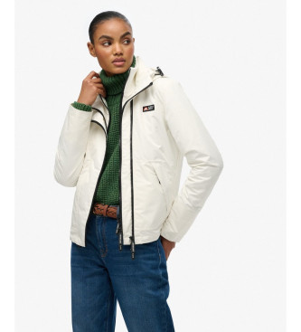 Superdry Kurtka wiatrówka z kapturem MTN biała