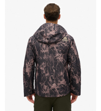 Superdry Ski shell jas bruin, zwart