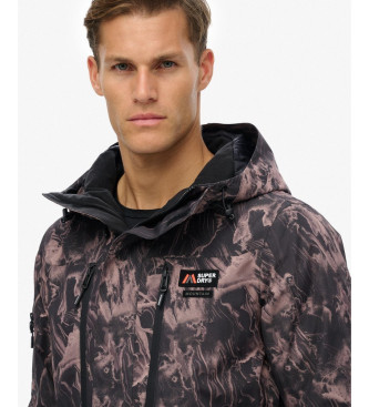 Superdry Ski shell jas bruin, zwart