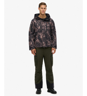 Superdry Ski shell jas bruin, zwart