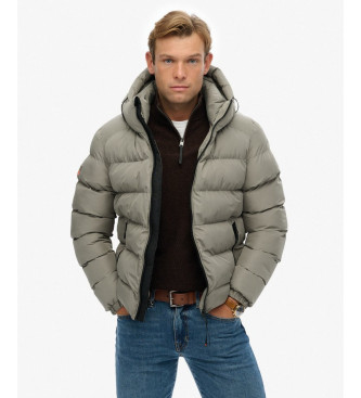 Superdry Športna puffer jakna s kapuco