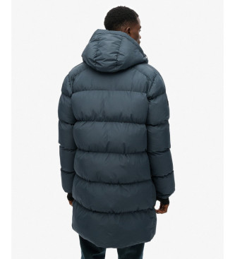 Superdry Manteau Sports Puffer Mid Navy