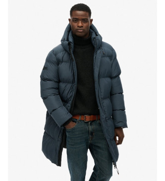 Superdry Manteau Sports Puffer Mid Navy