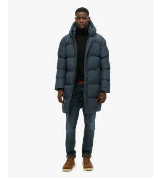Superdry Manteau Sports Puffer Mid Navy