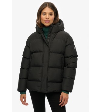 Superdry Abrigo Hooded 5 Baffle Sports negro