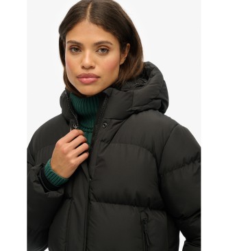Superdry Abrigo Hooded 5 Baffle Sports negro