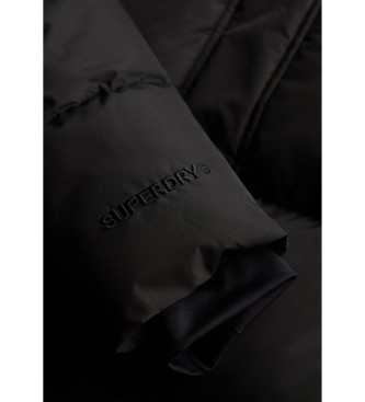 Superdry Abrigo Hooded 5 Baffle Sports negro