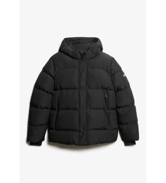 Superdry Abrigo Hooded 5 Baffle Sports negro