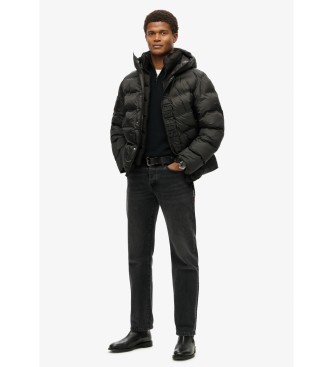 Superdry Graphic Puffer Coat black