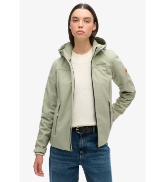 Superdry Klassische Trekkingjacke mit Kapuze grn