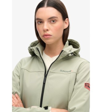 Superdry Veste de trekking classique avec capuche verte