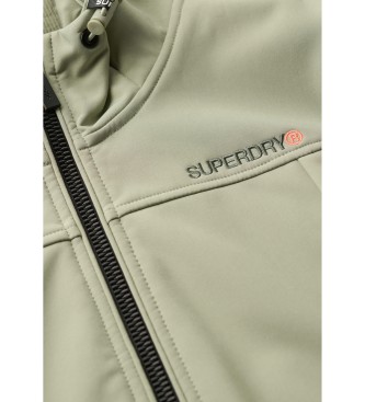 Superdry Klassische Trekkingjacke mit Kapuze grn