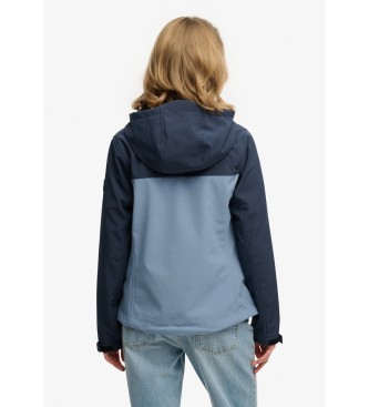 Superdry Giacca Trekker color block blu scuro