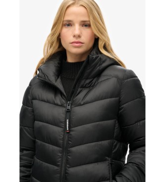 Superdry Fuji Mid Coat schwarz
