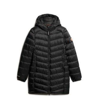 Superdry Fuji Mid Coat schwarz