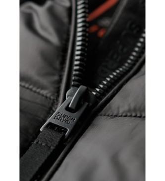 Superdry Fuji Mid Coat schwarz