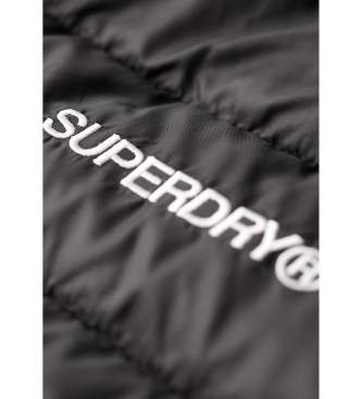 Superdry Fuji Mid Coat schwarz