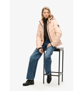 Superdry Chaqueta acolchada con capucha Fuji beige