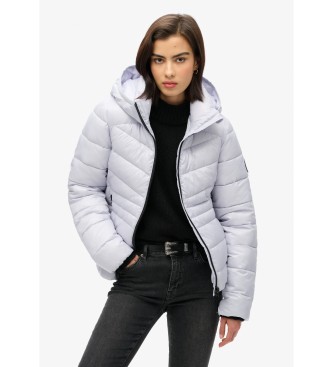Superdry Fuji Steppjacke off-white