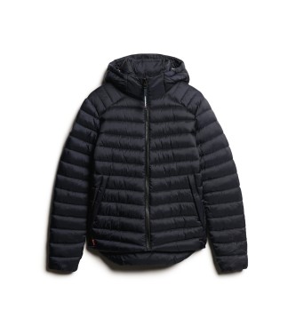 Superdry Fuji Sport Hooded Quilted Jacket Navy (veste matelasse  capuche)