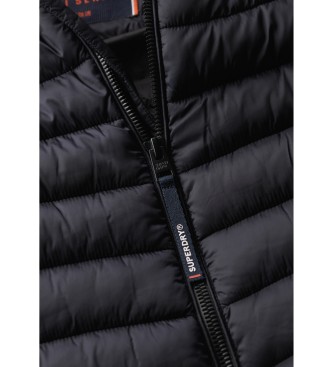 Superdry Fuji Sport Hooded Quilted Jacket Navy (veste matelasse  capuche)