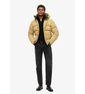 Superdry Gesteppte Kapuzenjacke aus Mikrofaser Sports yellow