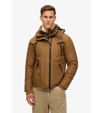 Superdry Kurtka Mtn Windbreaker brązowa