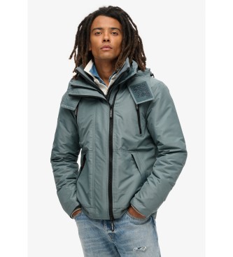 Superdry Veste coupe-vent  capuche Mountain blue