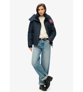 Superdry Mountain windbreakerjacka med huva  marinbl