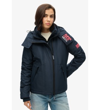 Superdry Casaco corta-vento de montanha com capuz  azul marinho