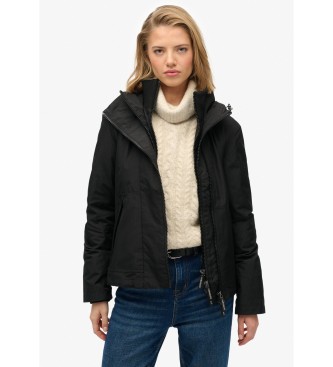 Superdry Giacca antivento con cappuccio da montagna nera