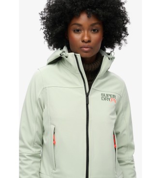 Superdry Soft shell jakna zelenkasto siva