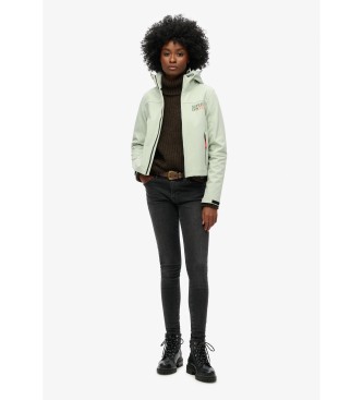 Superdry Soft shell jakna zelenkasto siva