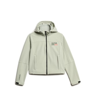 Superdry Soft shell jakna zelenkasto siva