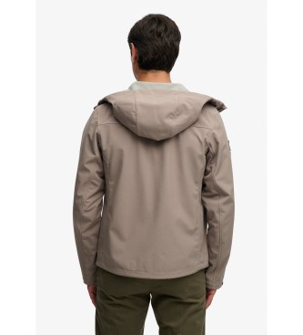 Superdry Giacca Softshell Trekker color talpa