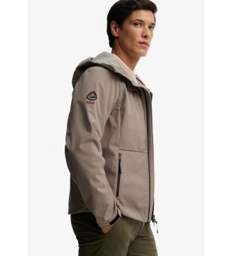 Superdry Giacca Softshell Trekker color talpa