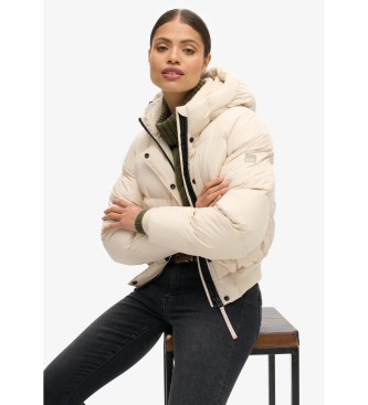 Superdry Bomberjacke mit Steppkapuze Sports beige Sports beige