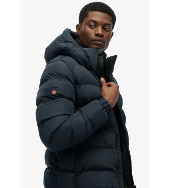 Superdry Casaco desportivo com capuz e acolchoado Marinho