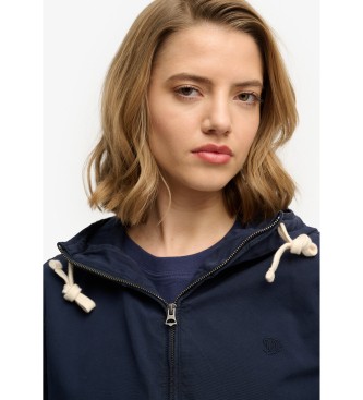 Superdry Giacca in twill blu navy lavato