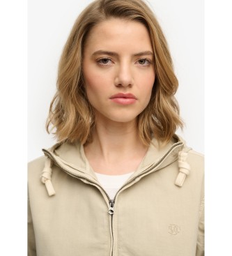 Superdry Giacca in twill beige lavato