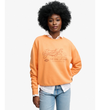 Superdry Sweatshirt Industry Worker Loose orange